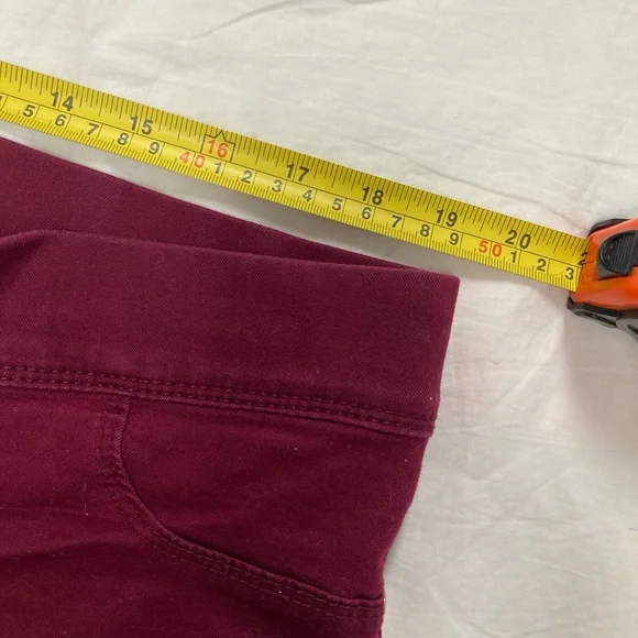 Denim Co Stretch cranberry color skinny jeans size 14 - Picture 5 of 6